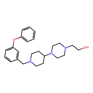 4-(1-((3-Phenoxyphenyl)methyl)-4-piperidinyl)-1-piperazineethanol structure