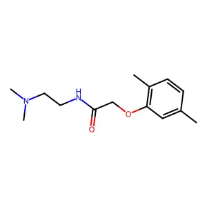 N-[2-(dimethylamino)ethyl]-2-(2,5-dimethylphenoxy)acetamide structure