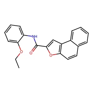 N-(2-ethoxyphenyl)naphtho[2,1-b]furan-2-carboxamide structure