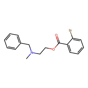2-[Benzyl(methyl)amino]ethyl 2-bromobenzoate structure