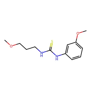 1-(3-Methoxyphenyl)-3-(3-methoxypropyl)thiourea structure