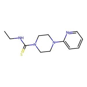N-ethyl-4-pyridin-2-ylpiperazine-1-carbothioamide structure