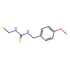 1-Ethyl-3-(4-methoxybenzyl)thiourea structure