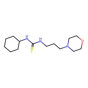 1-Cyclohexyl-3-(3-morpholin-4-ylpropyl)thiourea structure