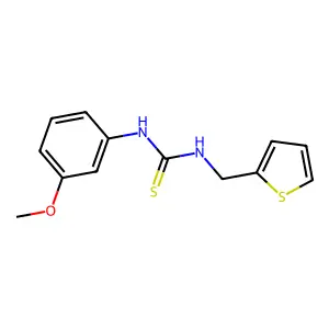 1-(3-Methoxyphenyl)-3-(thiophen-2-ylmethyl)thiourea structure