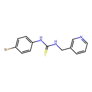 1-(4-Bromophenyl)-3-(pyridin-3-ylmethyl)thiourea structure