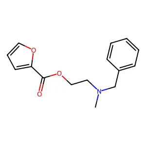 2-[Benzyl(methyl)amino]ethyl 2-furoate structure