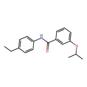 N-(4-乙基苯基)-3-异丙基苯甲酰胺 structure