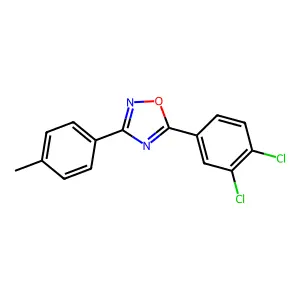 5-(3,4-Dichlorophenyl)-3-(4-methylphenyl)-1,2,4-oxadiazole structure