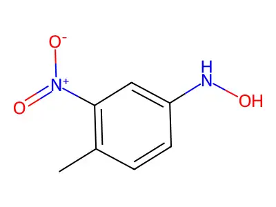 4-Hydroxylamino-2-nitrotoluene structure