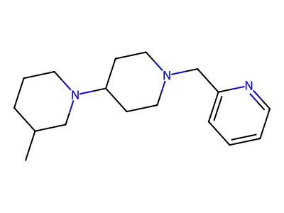 3-Methyl-1'-(pyridin-2-ylmethyl)-1,4'-bipiperidine structure