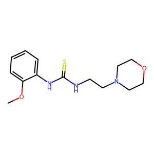 1-(2-Methoxyphenyl)-3-(2-morpholin-4-ylethyl)thiourea structure