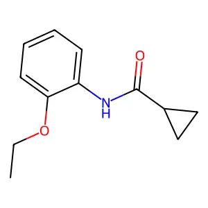 N-(2-ethoxyphenyl)cyclopropanecarboxamide structure