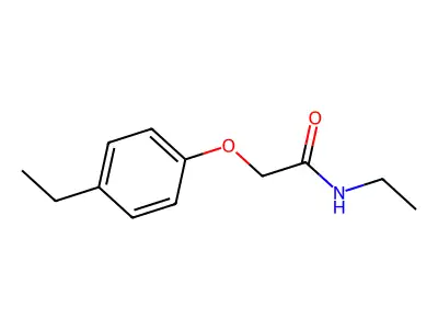 N-ethyl-2-(4-ethylphenoxy)acetamide structure