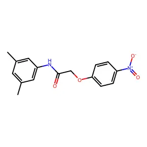 N-(3,5-dimethylphenyl)-2-(4-nitrophenoxy)acetamide structure