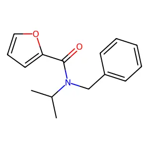 N-benzyl-N-propan-2-ylfuran-2-carboxamide structure