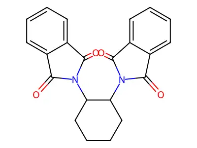 2-[2-(1,3-Dioxoisoindol-2-yl)cyclohexyl]isoindole-1,3-dione structure