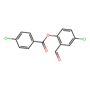 4-Chloro-2-formylphenyl 4-chlorobenzoate structure