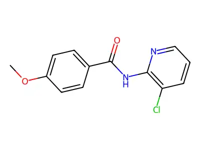 N-(3-chloropyridin-2-yl)-4-methoxybenzamide structure