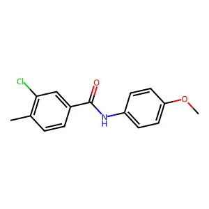 3-chloro-N-(4-methoxyphenyl)-4-methylbenzamide structure