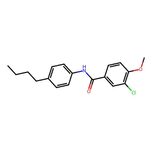 N-(4-Butylphenyl)-3-chloro-4-methoxybenzamide structure
