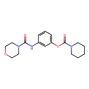 [3-(Morpholine-4-carbonylamino)phenyl] piperidine-1-carboxylate structure