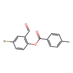 4-Bromo-2-formylphenyl 4-methylbenzoate structure