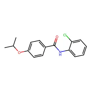 N-(2-chlorophenyl)-4-propan-2-yloxybenzamide structure
