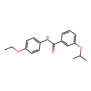 N-(4-ethoxyphenyl)-3-propan-2-yloxybenzamide structure