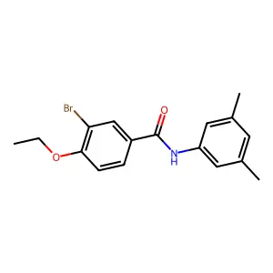 3-bromo-N-(3,5-dimethylphenyl)-4-ethoxybenzamide structure