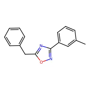 5-Benzyl-3-(3-methylphenyl)-1,2,4-oxadiazole structure