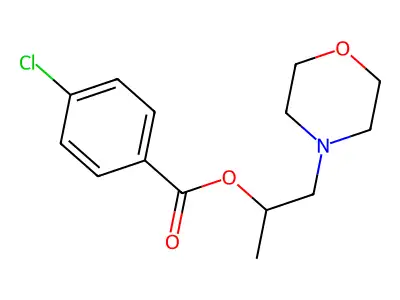 1-Morpholin-4-ylpropan-2-yl 4-chlorobenzoate structure