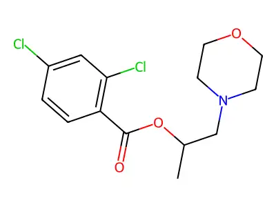 1-(Morpholin-4-yl)propan-2-yl 2,4-dichlorobenzoate structure