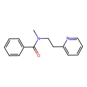 N-甲基-N-[2-(吡啶-2-基)乙基]苯甲酰胺 structure