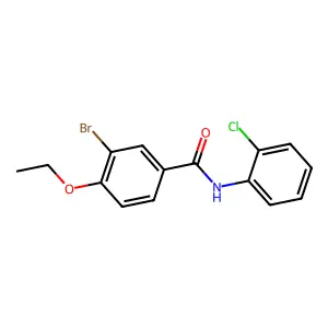 3-bromo-N-(2-chlorophenyl)-4-ethoxybenzamide structure