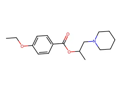 1-(Piperidin-1-yl)propan-2-yl 4-ethoxybenzoate structure