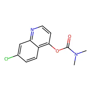 7-Chloroquinolin-4-yl dimethylcarbamate structure