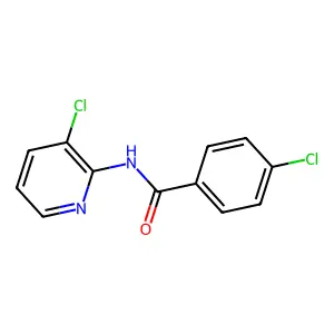4-氯-N-(3-氯吡啶-2-基)苯甲酰胺 structure
