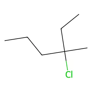 3-Chloro-3-methylhexane structure