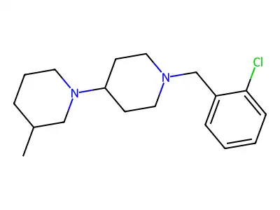 1-[(2-Chlorophenyl)methyl]-4-(3-methylpiperidin-1-yl)piperidine structure