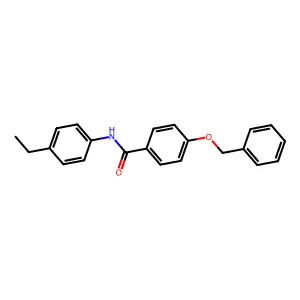 4-(benzyloxy)-N-(4-ethylphenyl)benzamide structure