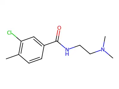 3-chloro-N-[2-(dimethylamino)ethyl]-4-methylbenzamide structure