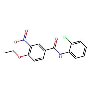 N-(2-氯苯基)-4-乙氧基-3-硝基苯甲酰胺 structure