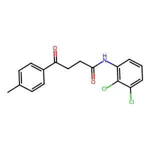 N-(2,3-dichlorophenyl)-4-(4-methylphenyl)-4-oxobutanamide structure