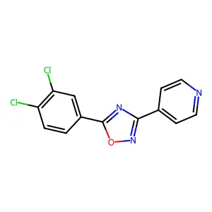 4-[5-(3,4-Dichlorophenyl)-1,2,4-oxadiazol-3-yl]pyridine structure