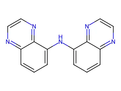 N-quinoxalin-5-ylquinoxalin-5-amine structure
