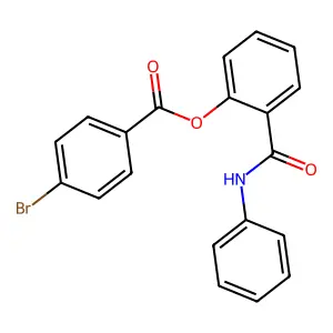 2-(Anilinocarbonyl)phenyl 4-bromobenzoate structure