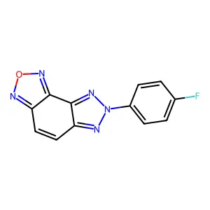 7-(4-Fluorophenyl)triazolo[4,5-g][2,1,3]benzoxadiazole structure