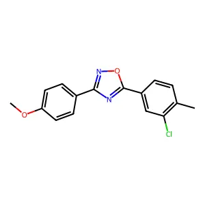 5-(3-Chloro-4-methylphenyl)-3-(4-methoxyphenyl)-1,2,4-oxadiazole structure