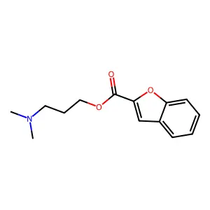 3-(Dimethylamino)propyl 1-benzofuran-2-carboxylate structure